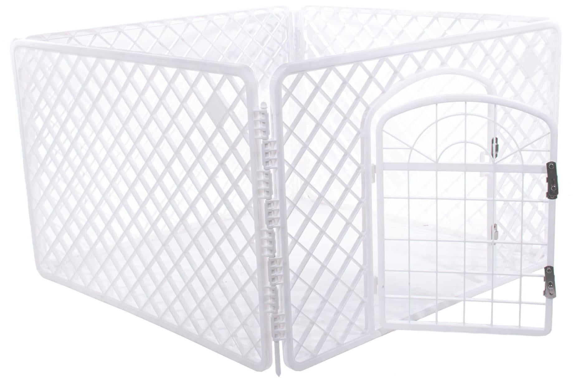 Манеж для животных LBT 90x90x60 см Белый (9572)