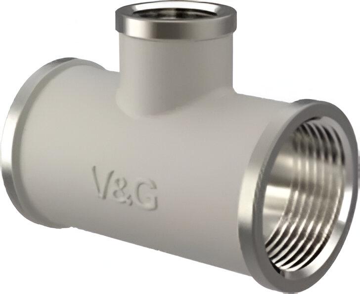 Тройник переходный V&G VALOGIN 1 1/4" х 1/2" х1 1/4" ВОВ (SQ-1040248)