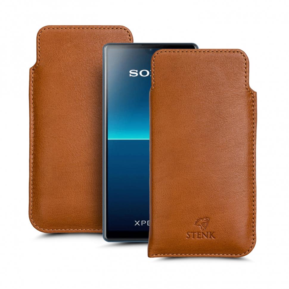 Футляр Stenk Elegance для Sony Xperia L4 Camel (66064)