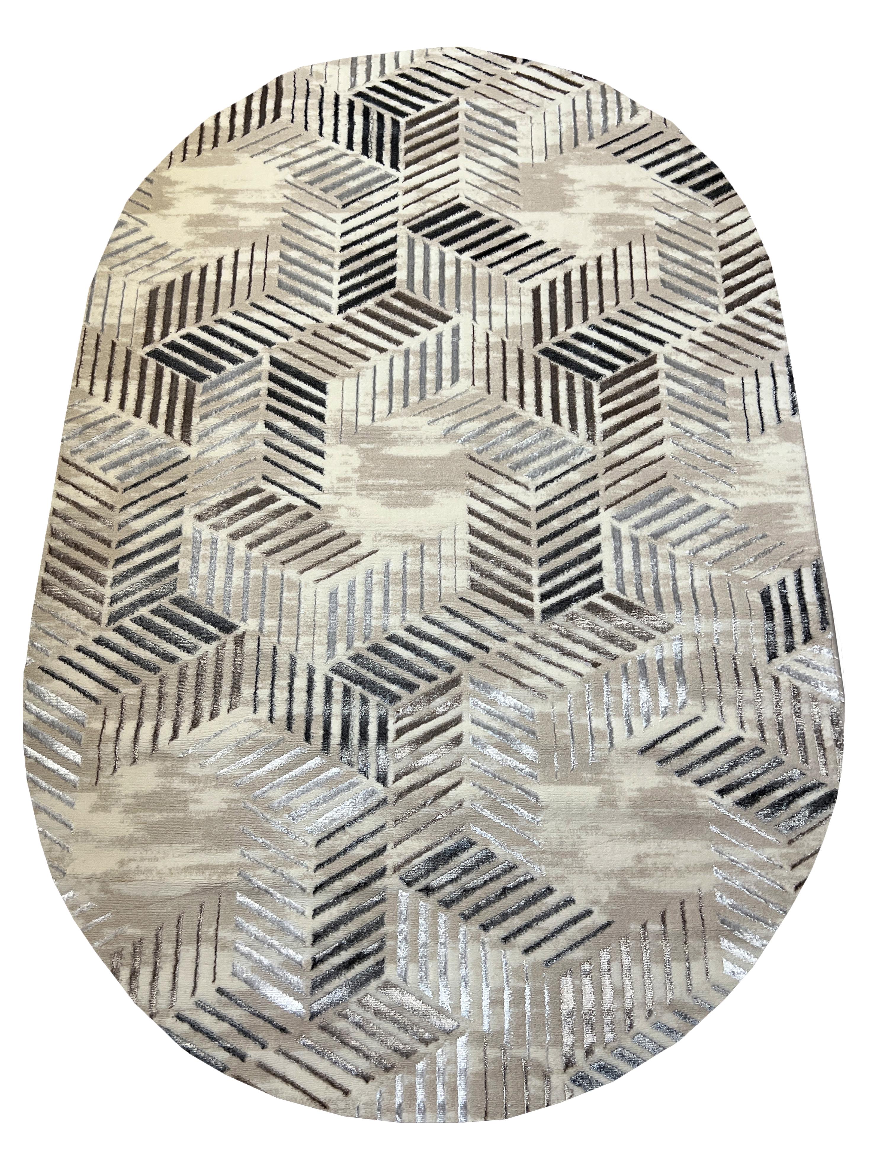 Ковер Optima овал 120x180 см Бежевый (3751ABBО4)