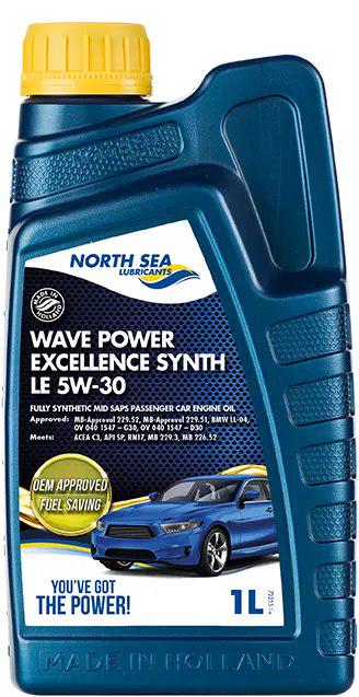 Моторное масло WAVE POWER EXCELLENCE SYNTH LE 5W-30 1 л (27557692) - фото 1