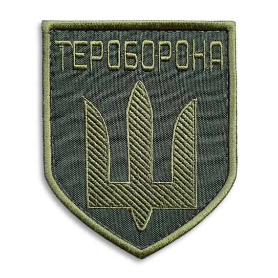 Шеврон на липучке IDEIA Тероборона 8,5х10 см (2200004269184)