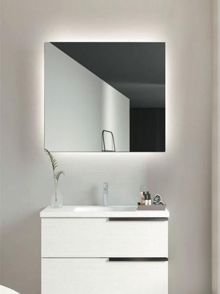 Зеркало с подсветкой Квадрат S 60х60 см (10009S-6060stW)