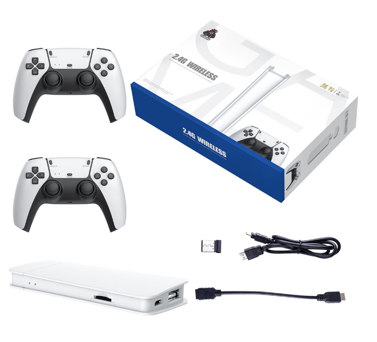 Игровая приставка M15 PLUS Game Stick 64GB 30000+ игр 4K HDMI/ретро-консоль и 2 беспроводных джойстика 2.4G (3162992519)
