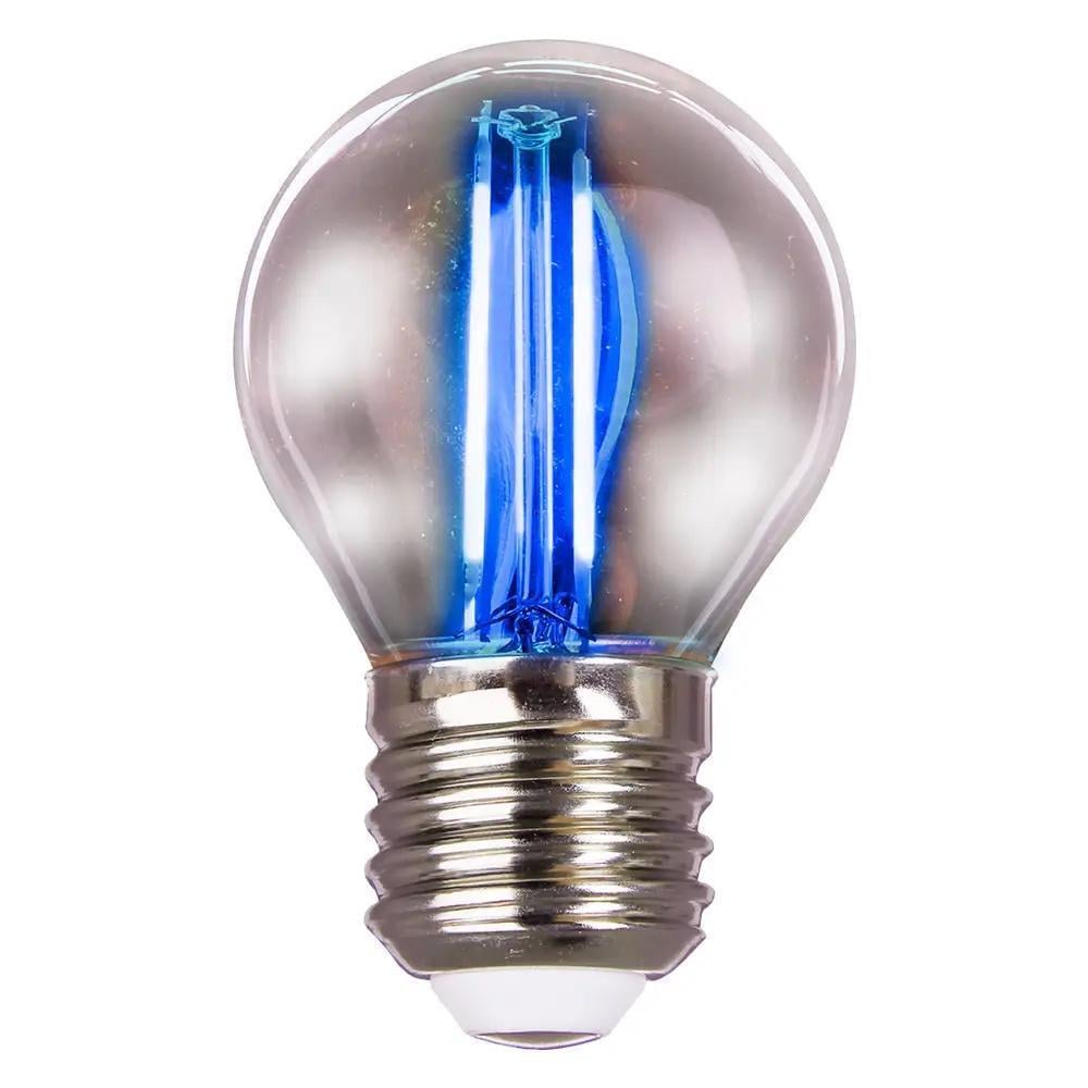 LED-лампа Velmax V-Filament-G45 2W E27 200 Lm Синий (28688561)