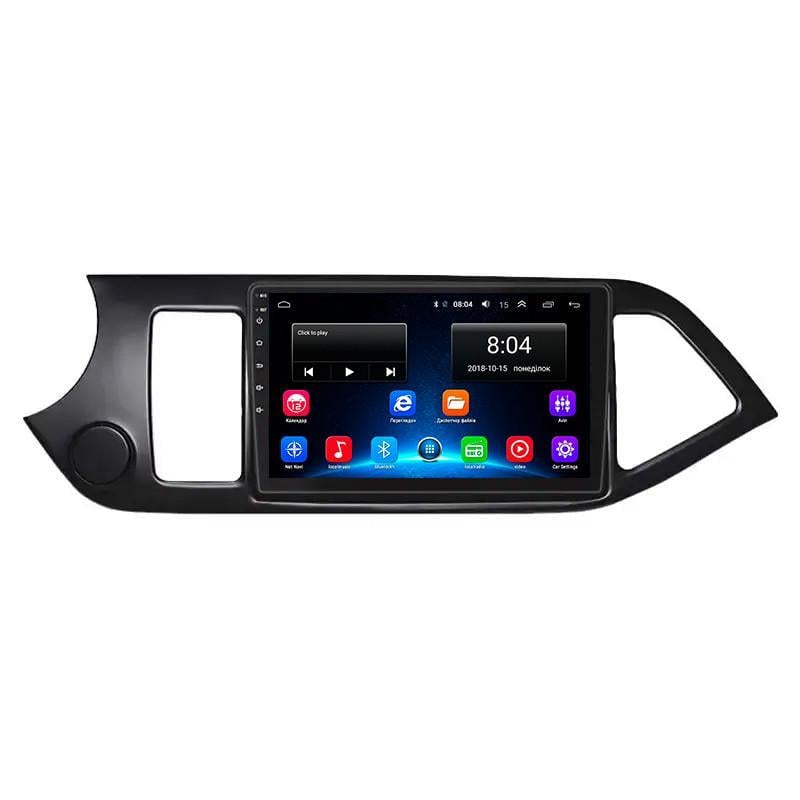 Автомагнитола штатная Lesko для Kia Picanto II рестайлинг 2015-2017 9" 2/32Gb Wi-Fi GPS Base 1662_MOB
