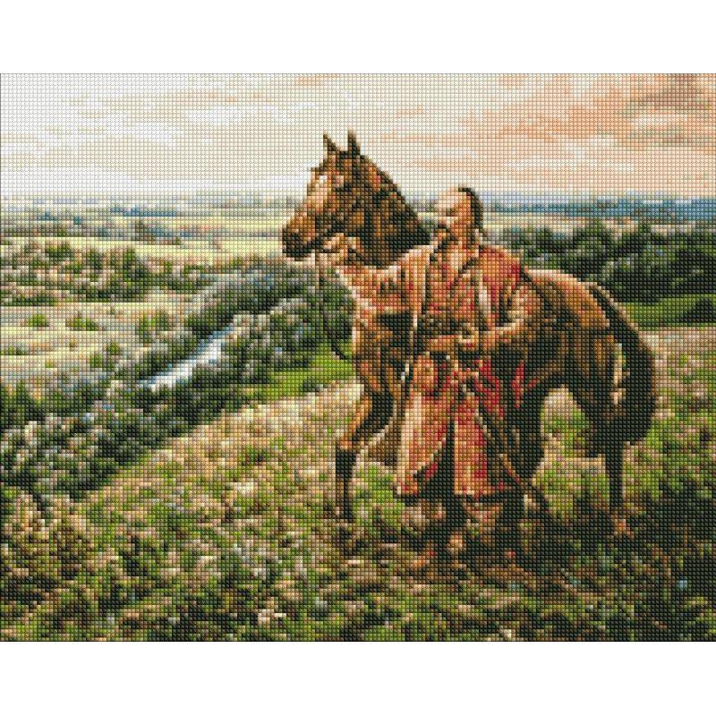 Алмазная мозаика Идейка Казацкий дух 40x50 см (AMO7338)