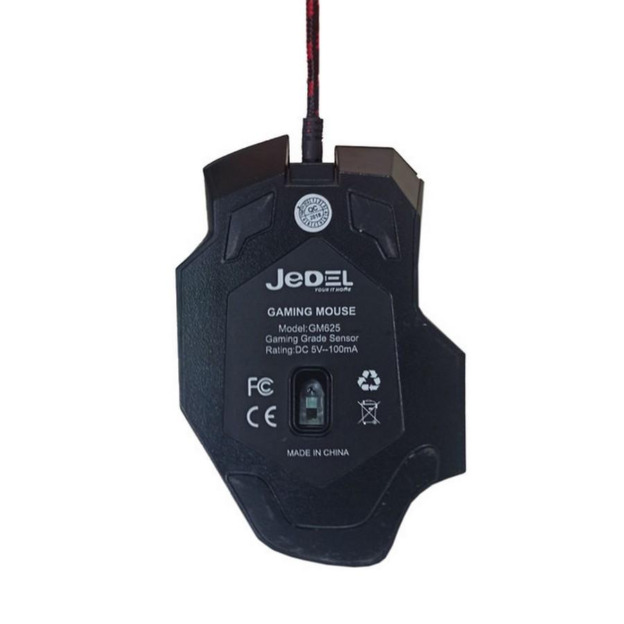 Мишка ігрова провідна Jedel GM 625 USB з підсвічуванням на 7 кнопок Чорний (4a2f78aa) - фото 6