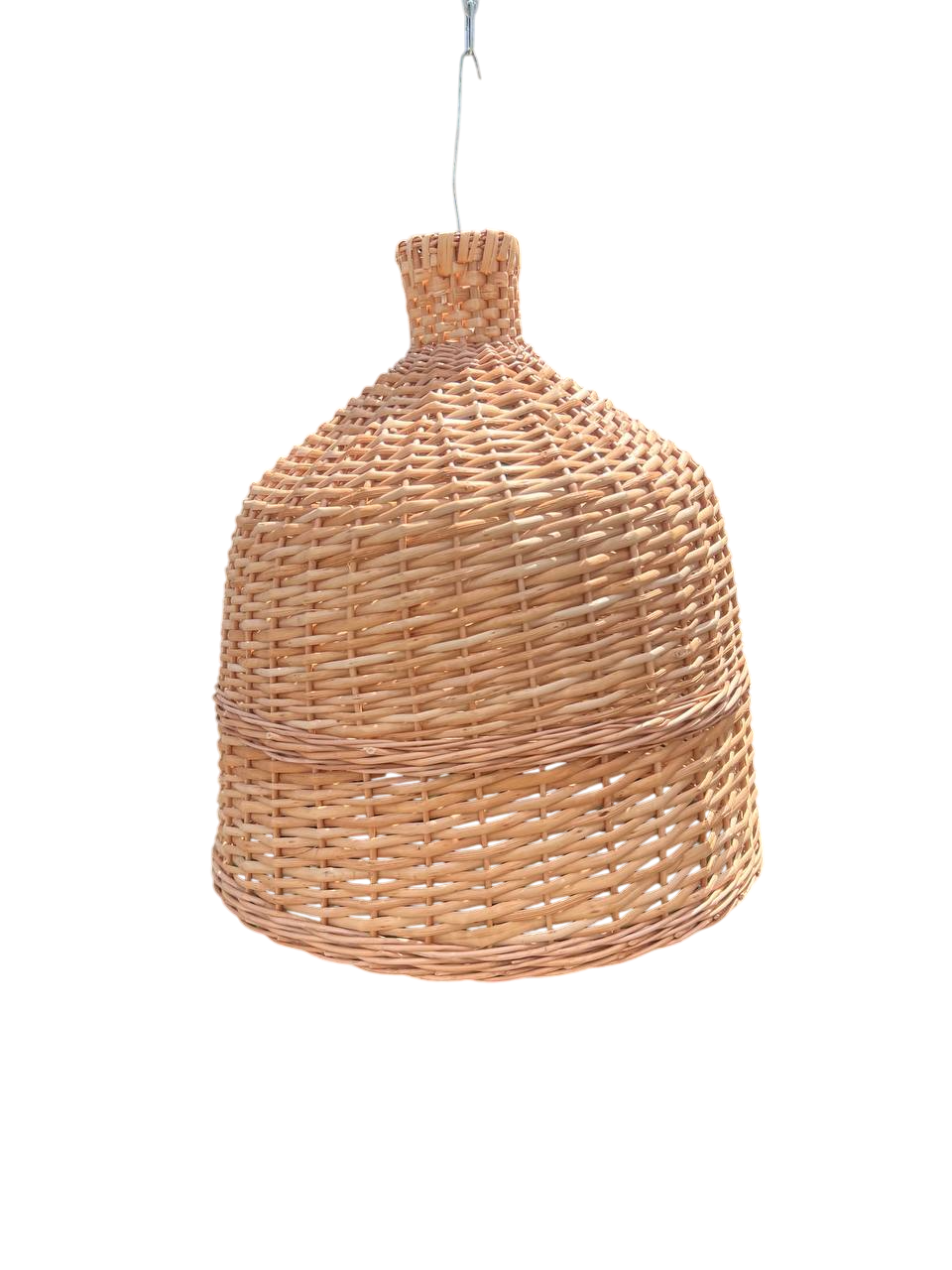 Люстра плетеная Сімейний Затишок d 40 см Коричневый