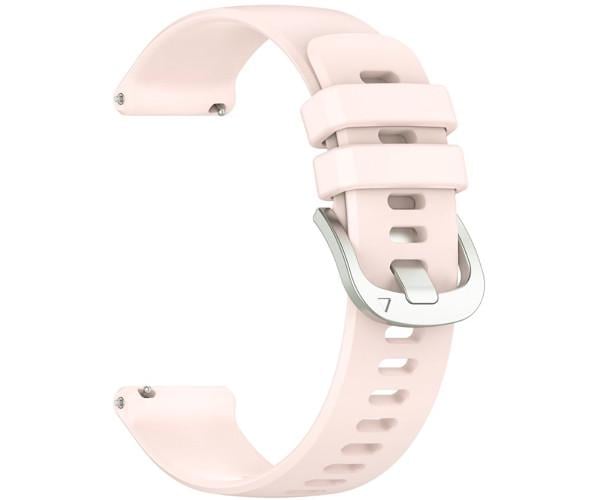 Ремешок силиконовый для смарт-часов Xiaomi Watch S4 41/18 мм Розовый (49588)