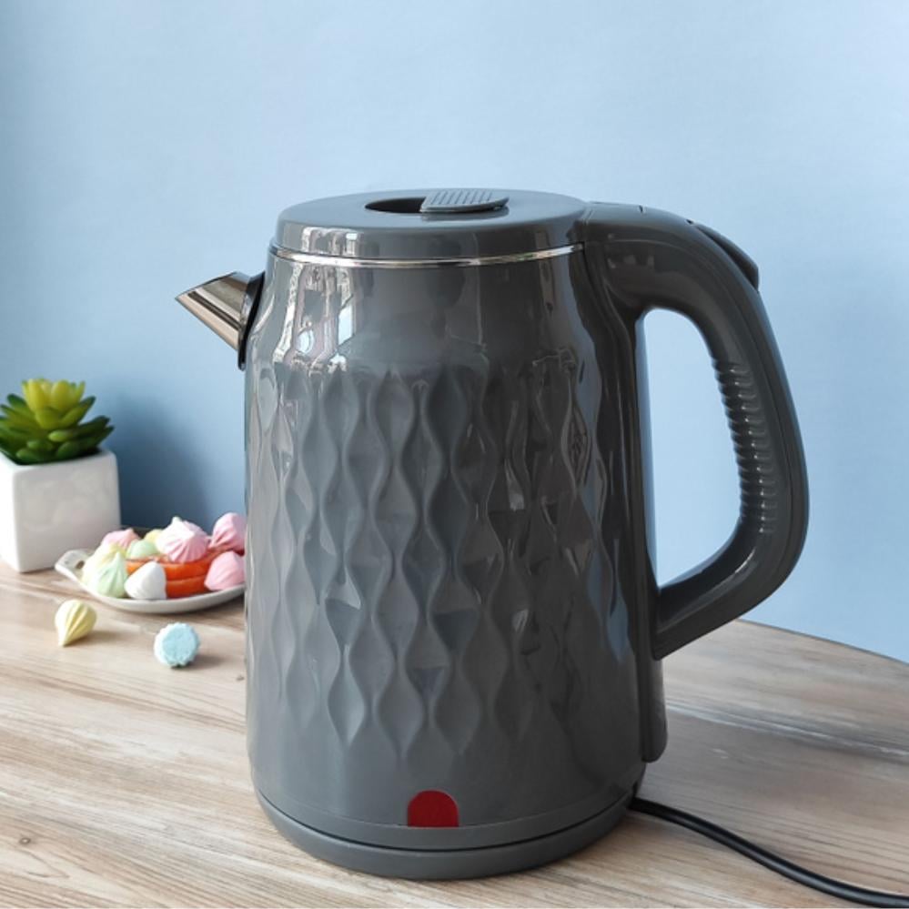 Електрочайник Hoffmans Electronics HM-2542 2000W 2,5 л Сірий (120.1873.2) - фото 5 Електрочайник Hoffmans Electronics HM-2542 2000W 2,5 л Сірий (120.1873.2) - фото 5