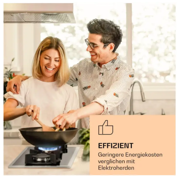 Варочная панель газовая KLARSTEIN Goldflame Domino Prime на 2 конфорки 4,2 кВт (10037806) - фото 6 Варочная панель газовая KLARSTEIN Goldflame Domino Prime на 2 конфорки 4,2 кВт (10037806) - фото 6