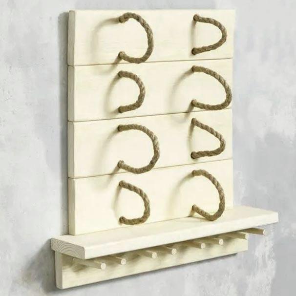 Полка для вина настенная из дерева Джинтоку Бланже (ПНК-020001)