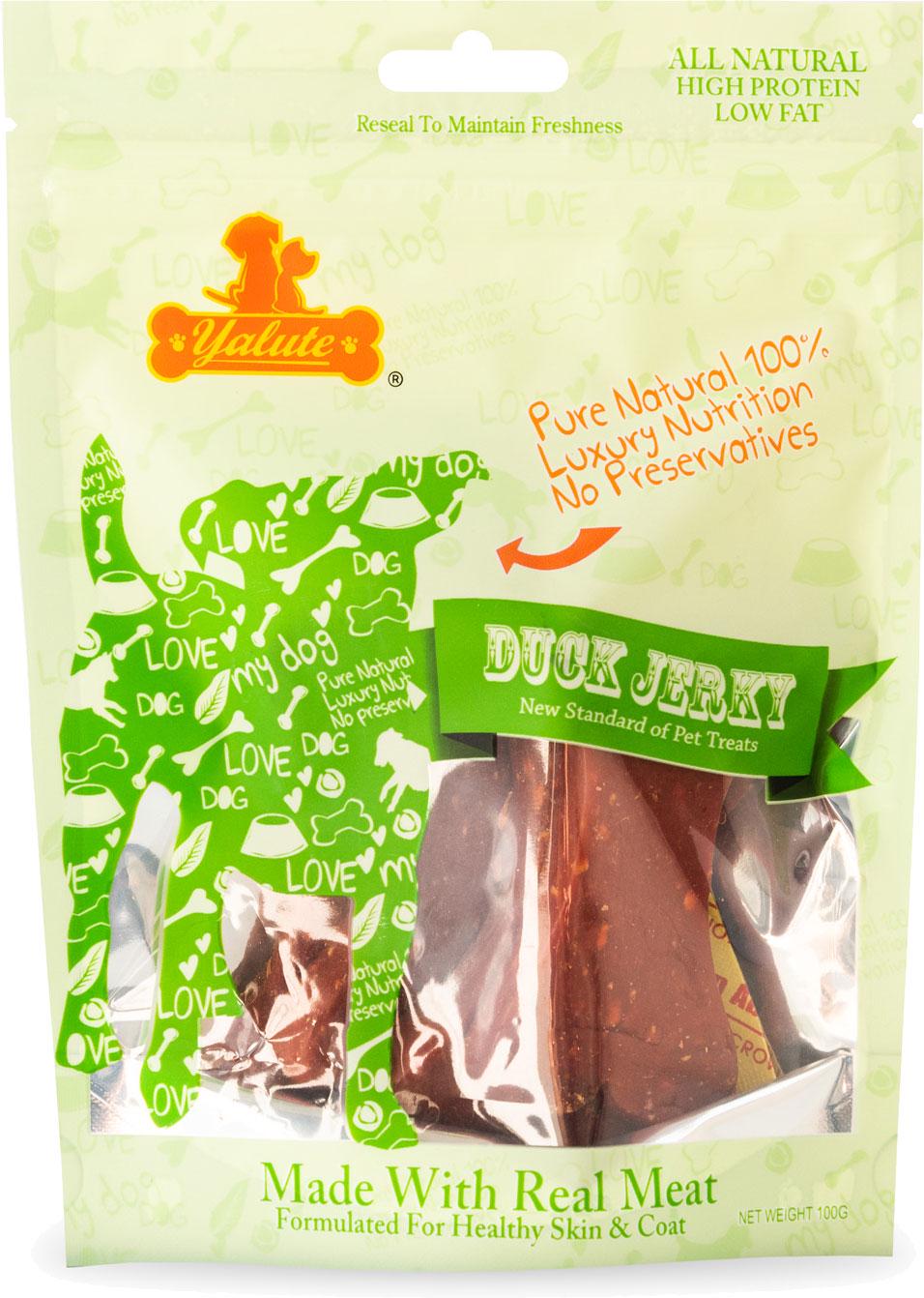 Лакомство для собак Yalute Bone Shape of Duck and Apple утка и яблоко для собак 100 г (4820261920512)