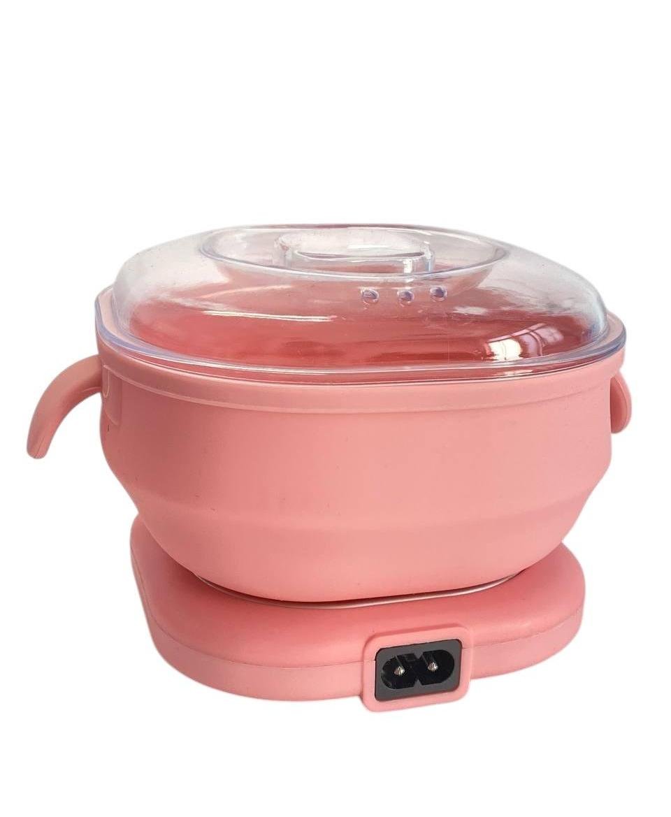 Стартовый набор для депиляции комплект с силиконовым воскоплавом 100 Вт/воском 100 г/шпатель деревянный 10 шт. 3в1 (NBS400P1) - фото 3