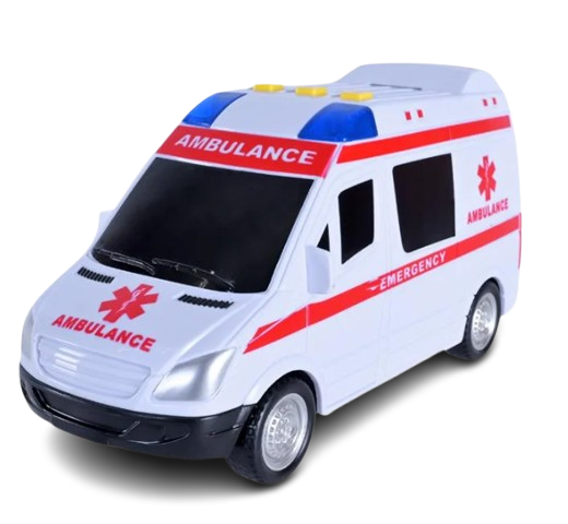 Автомодель Автопром Швидка допомога зі звуковими та світловими ефектами (7994) Автомодель Автопром Швидка допомога зі звуковими та світловими ефектами (7994)