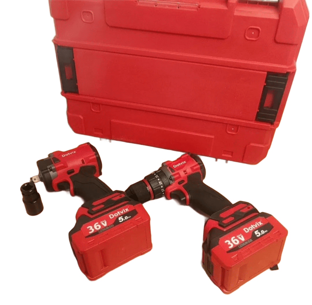 Набір Dotvix 2в1 ударний шуруповерт і гайковерт безщітковий 36V (2136V) - фото 6 Набір Dotvix 2в1 ударний шуруповерт і гайковерт безщітковий 36V (2136V) - фото 6