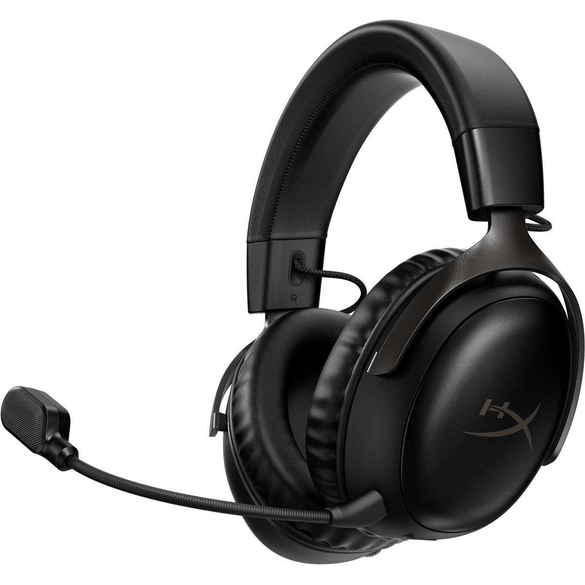 Гарнитура HyperX Cloud III Wireless DTS Headphone X беспроводная накладная излучатели 53 мм Black (628168)