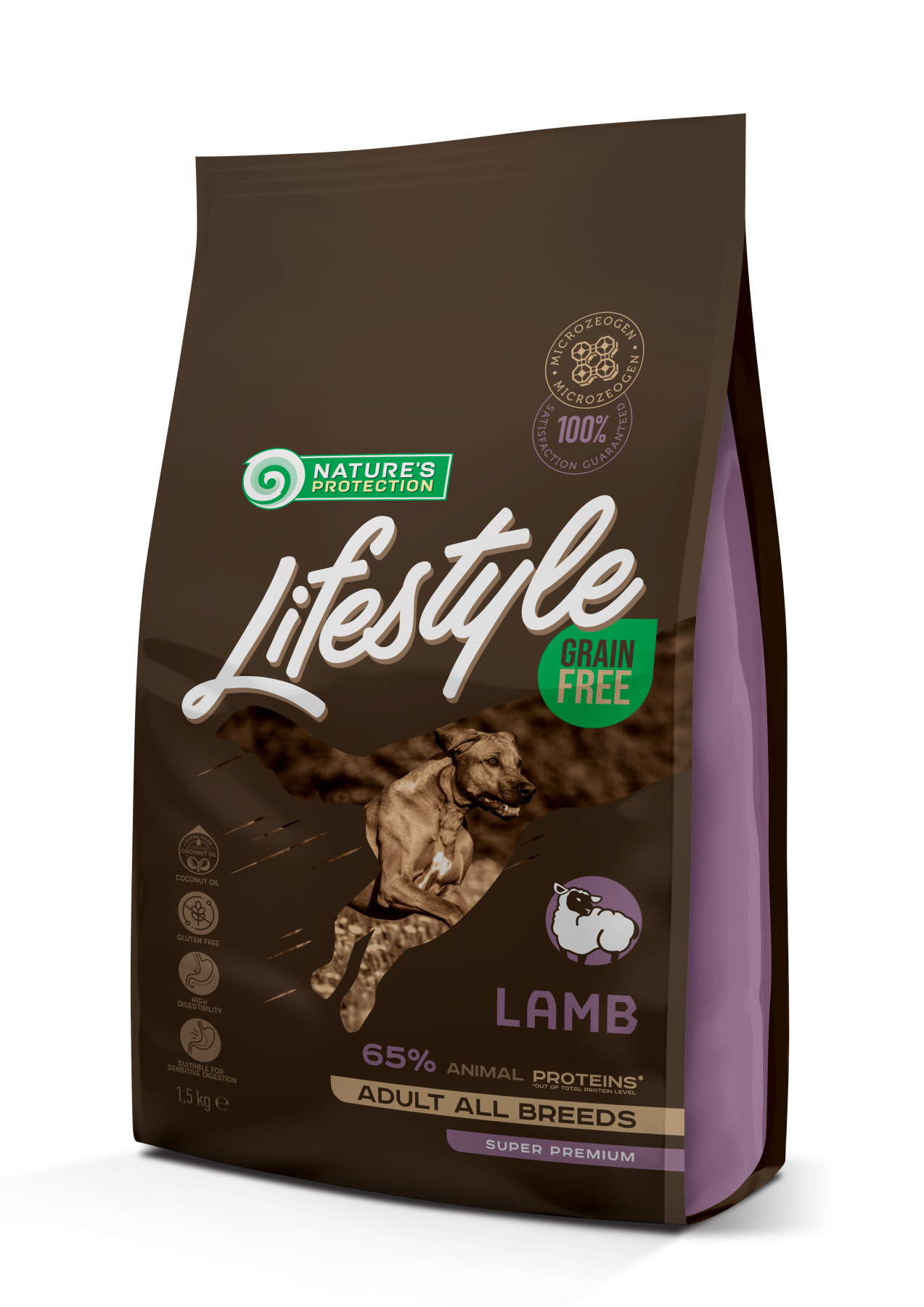 Корм сухий беззерновий для собак Nature's Protection Lifestyle з ягням 1,5 кг (NPLS45673)