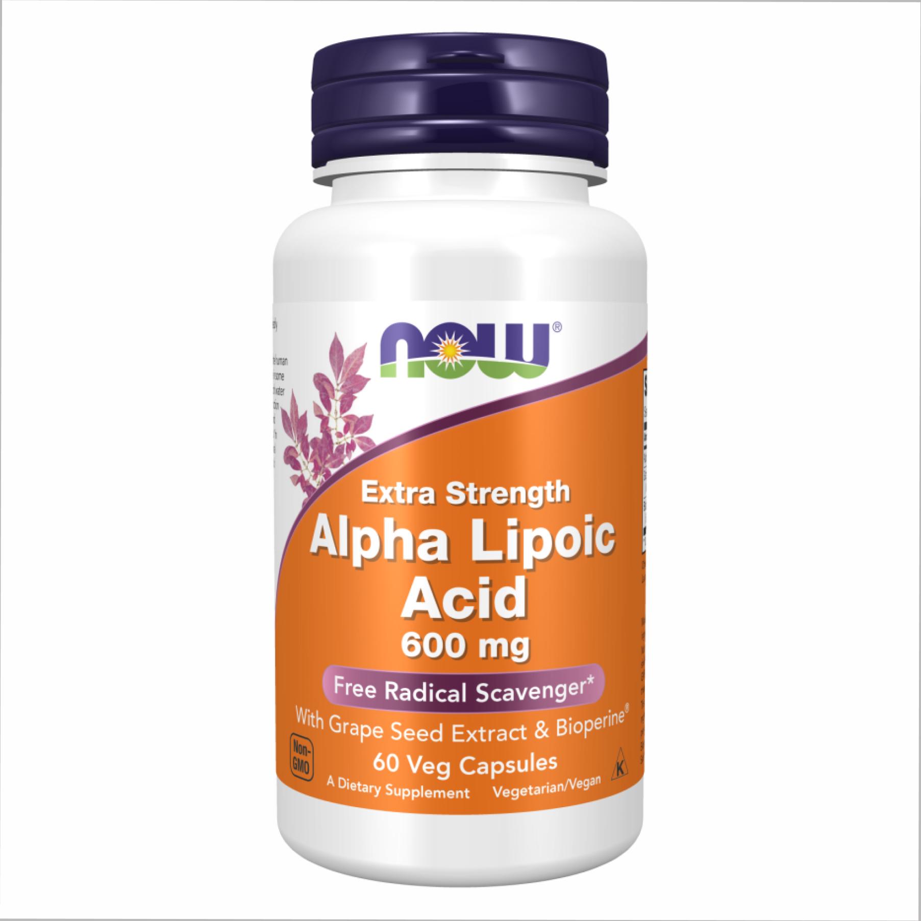 Натуральная добавка Alpha Lipoic Acid 600 mg 60 vcaps (2022-10-2317)