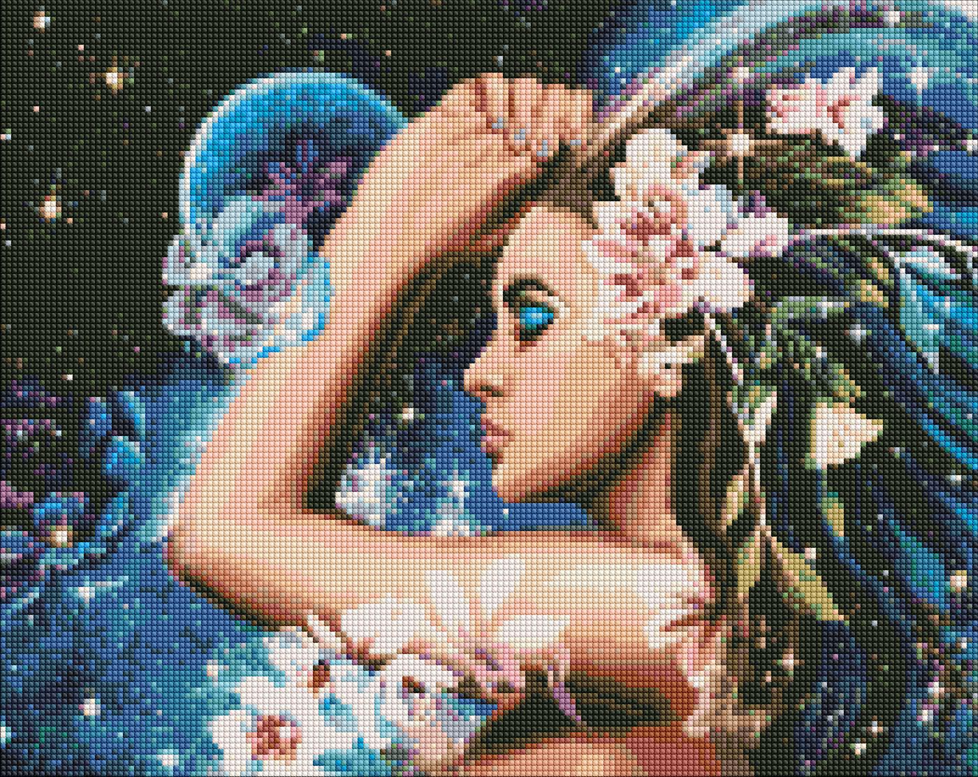 Алмазная мозаика Идейка Вселенная внутри нас 40x50 см (AMO7294)