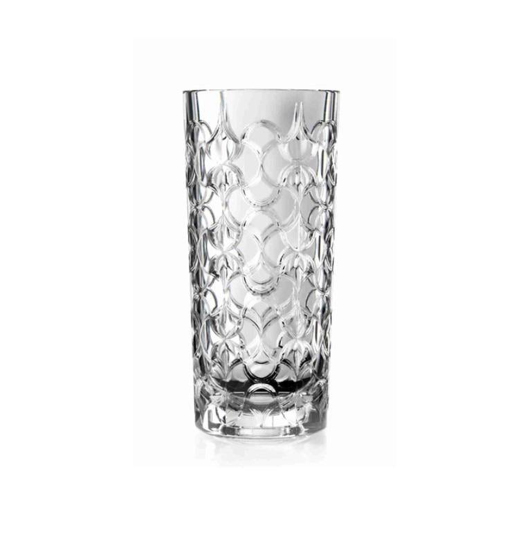 Ваза RCR Arabesque стекло прозрачное 28 см (1ba86b98)