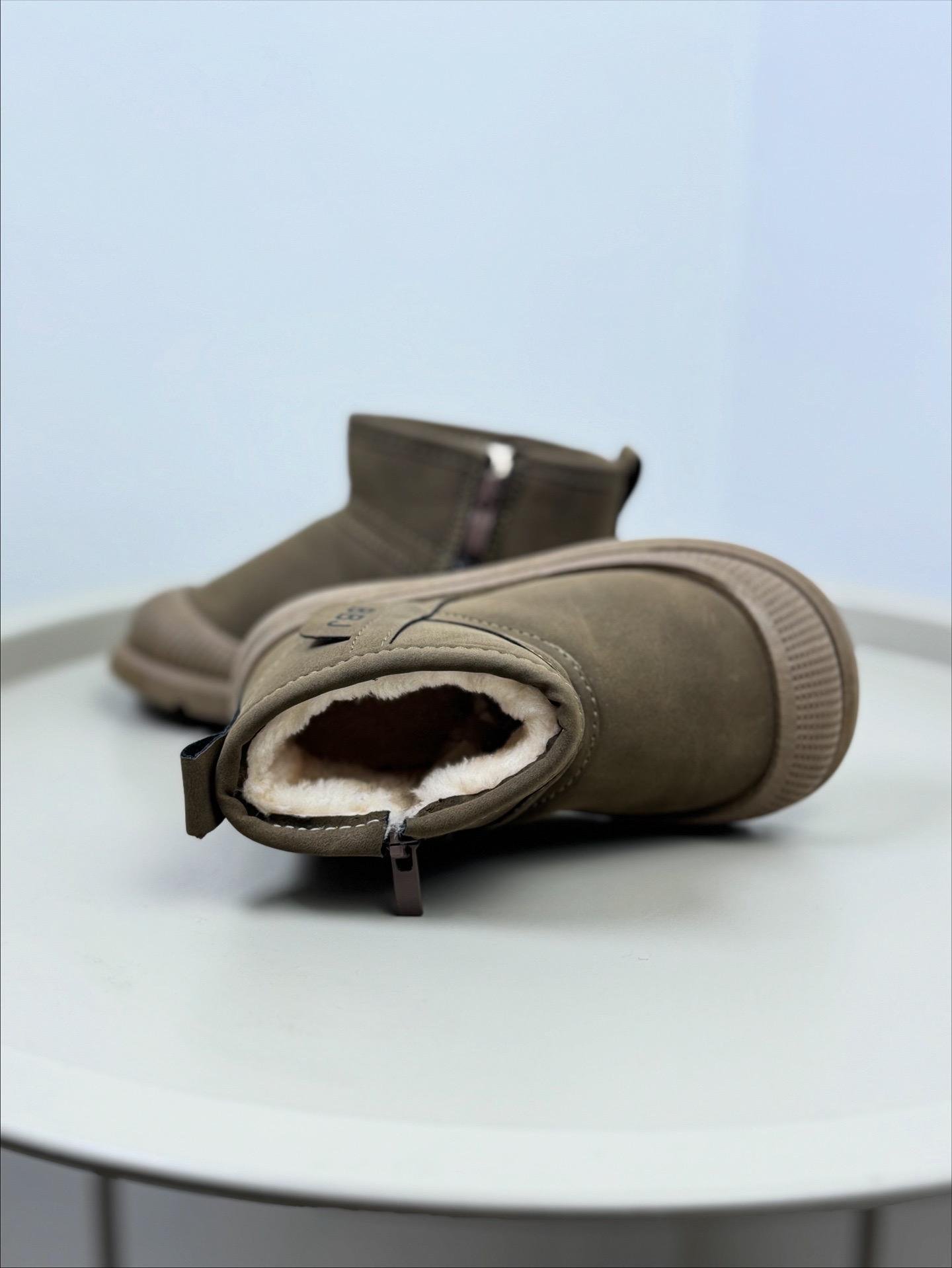 Ботинки детские зимние 1663 р. 32 Коричневый (30774198) - фото 3