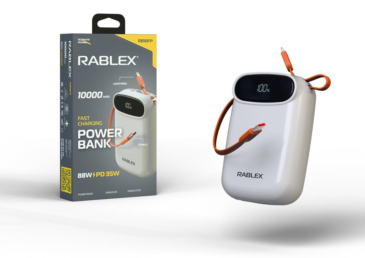 Повербанк Rablex RB10FP 10000 mAh Fast charging 88W/ PD35W (2850557214)