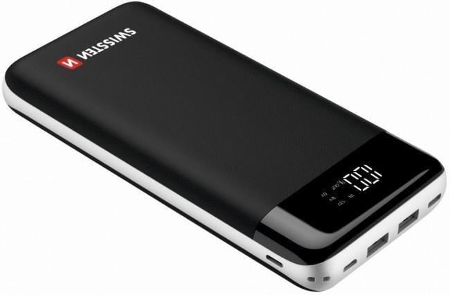 Повербанк SWISSTEN Core Bank 30000 mAh Black ​(8595217464957)