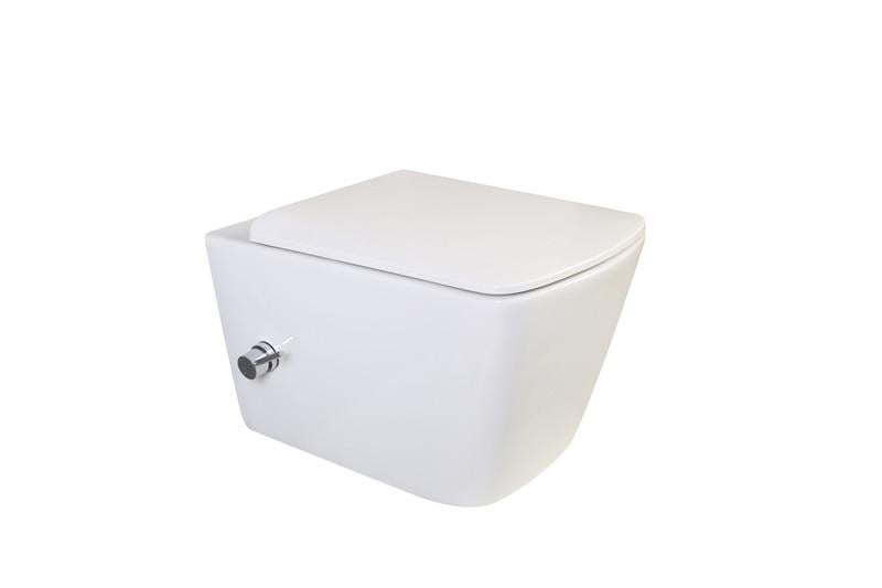 Унитаз-биде подвесной Mixxus Premium QUADRO-1301-R с системой смыва Rimless 510x350x345 мм (MP6658) - фото 2 Унитаз-биде подвесной Mixxus Premium QUADRO-1301-R с системой смыва Rimless 510x350x345 мм (MP6658) - фото 2