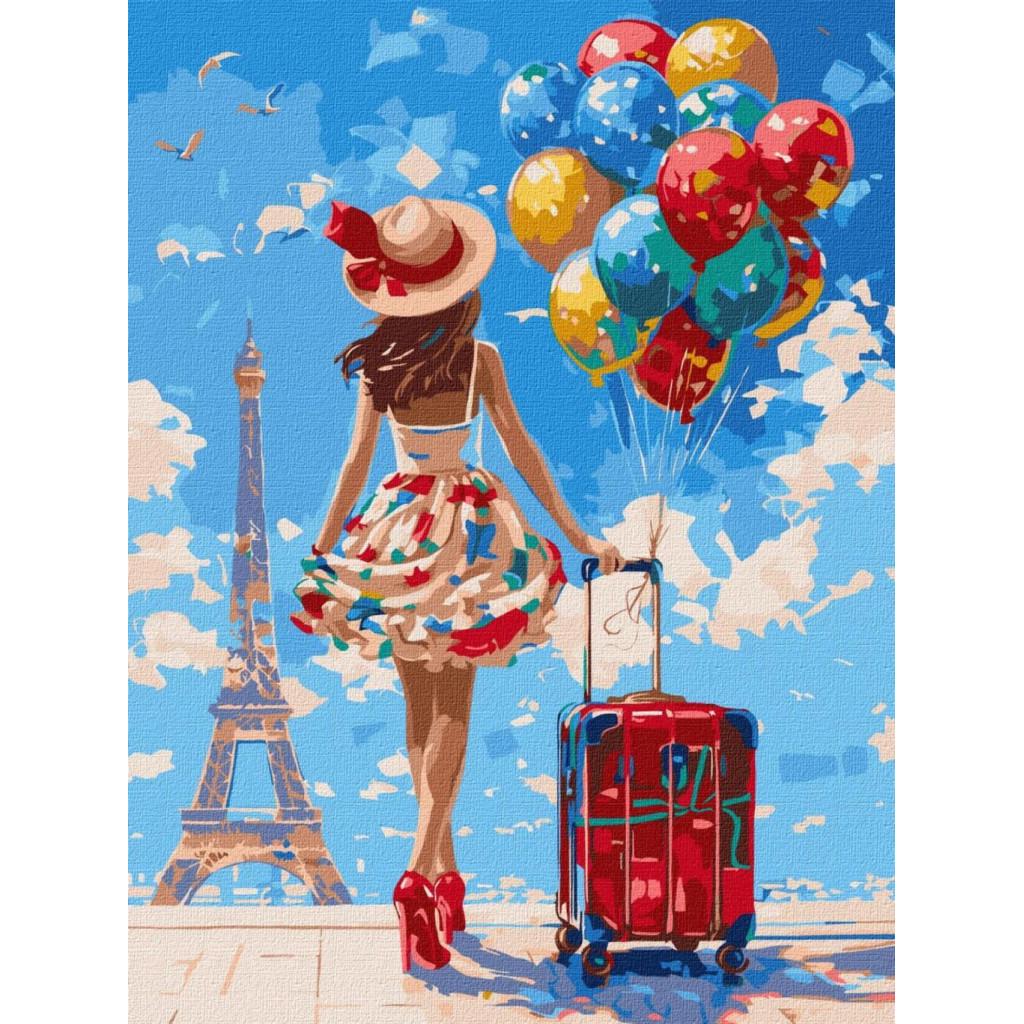 Набір для розпису по номерах Ideyka Перша подорож КНО8475 30x40 см (MTT-197043)