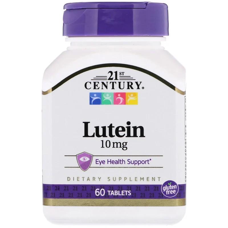 Натуральная добавка 21st Century Lutein 10 мг 60 таблеток