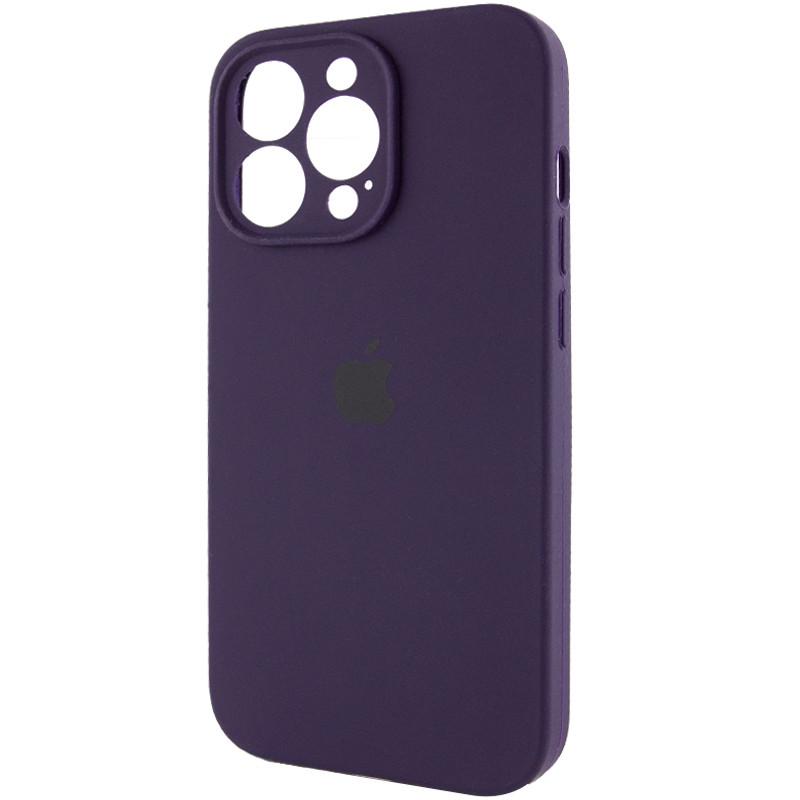 Чехол Silicone Case Full Camera Protective (AA) для Apple iPhone 15 Pro Max (6.7") Фиолетовый | Elderberry - фото 2