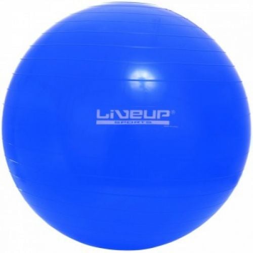 М'яч для фітнесу LiveUp Gym Ball синій - 65 см.