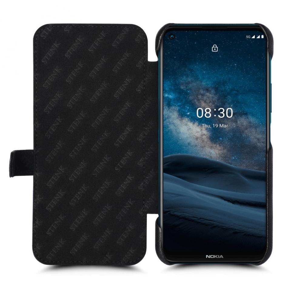 Чехол книжка Stenk Premium для Nokia 8.3 Черный (68523)