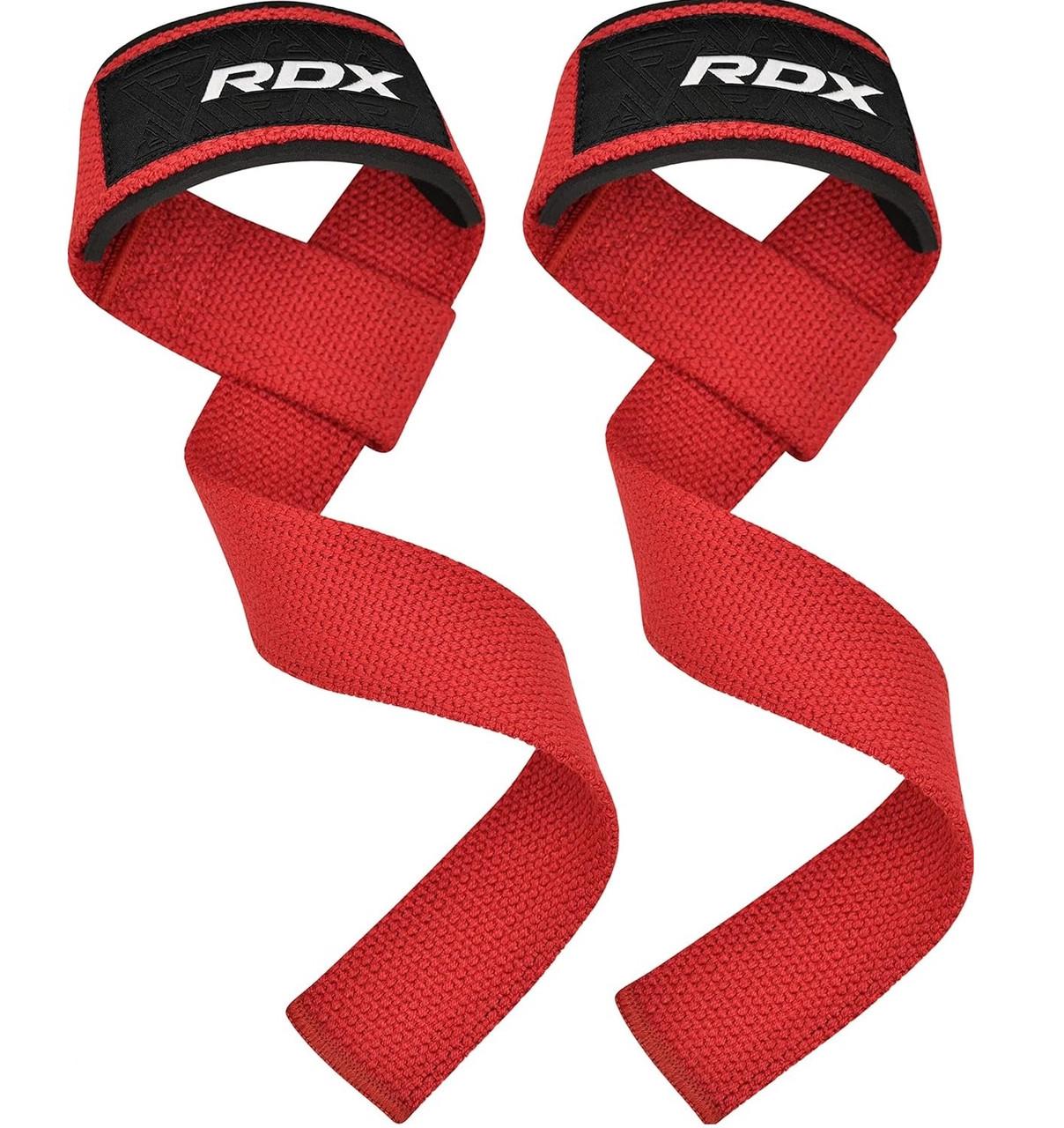 Лямки для тяги RDX W1 Gym Single Strap Plus Red (A-013136)