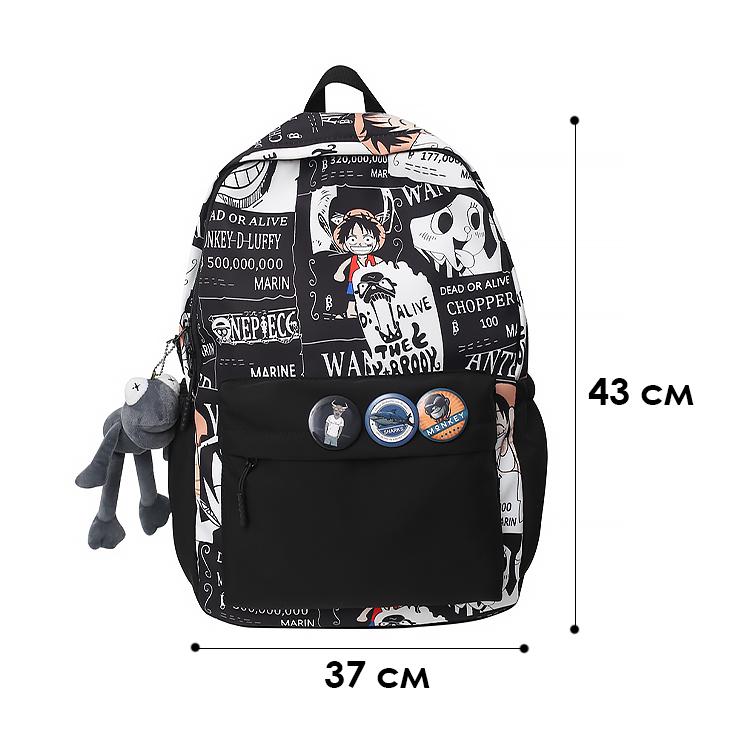 Рюкзак подростковый 83124 с аниме 20L Black - фото 8