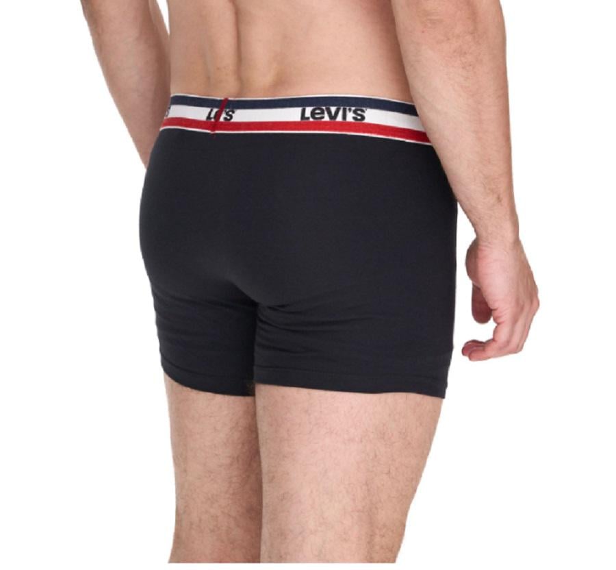 Труси-боксери чоловічі LEVIS Boxers XL 5 шт. Black Grey Melange (701224335-001-030-XL) - фото 3 Труси-боксери чоловічі LEVIS Boxers XL 5 шт. Black Grey Melange (701224335-001-030-XL) - фото 3