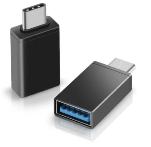 Перехідник з телефона на флешку USB OTG-01 Type-C Чорний (11640355) - фото 4