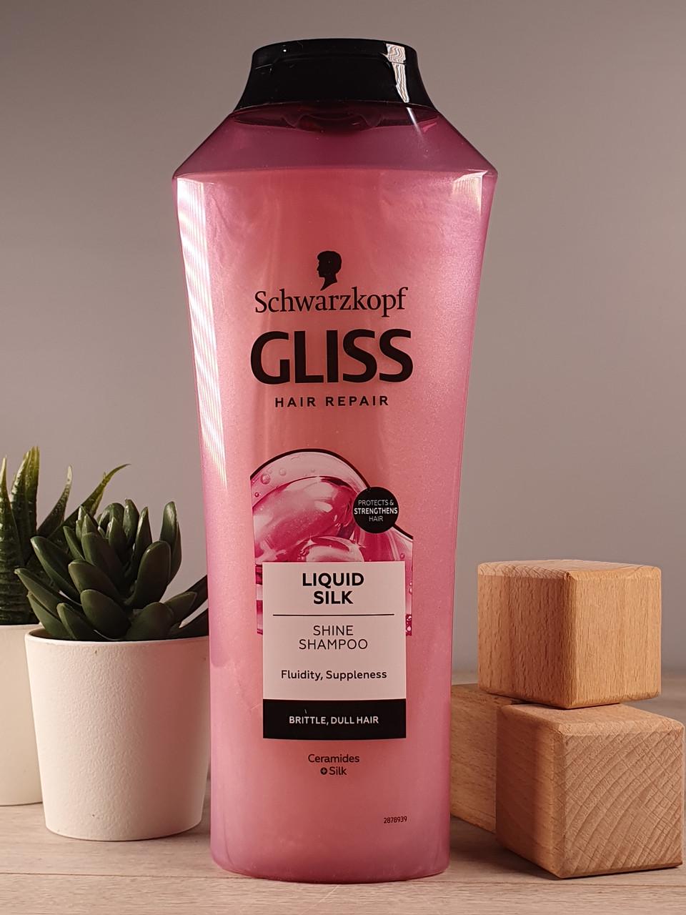Шампунь для волосся Schwarzkopf Gliss Liquid Silk 400 мл (1881797658)