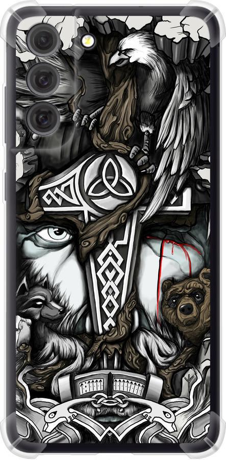 Чехол на Samsung Galaxy S21 FE Тату Викинг (4098sp-2302-42517)