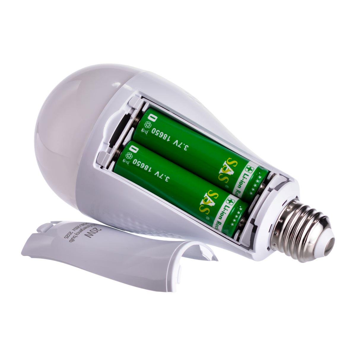 Лампочка аварійна на акумуляторах E27 із кришкою, що знімається (HP-5-31) - фото 7 Лампочка аварійна на акумуляторах E27 із кришкою, що знімається (HP-5-31) - фото 7