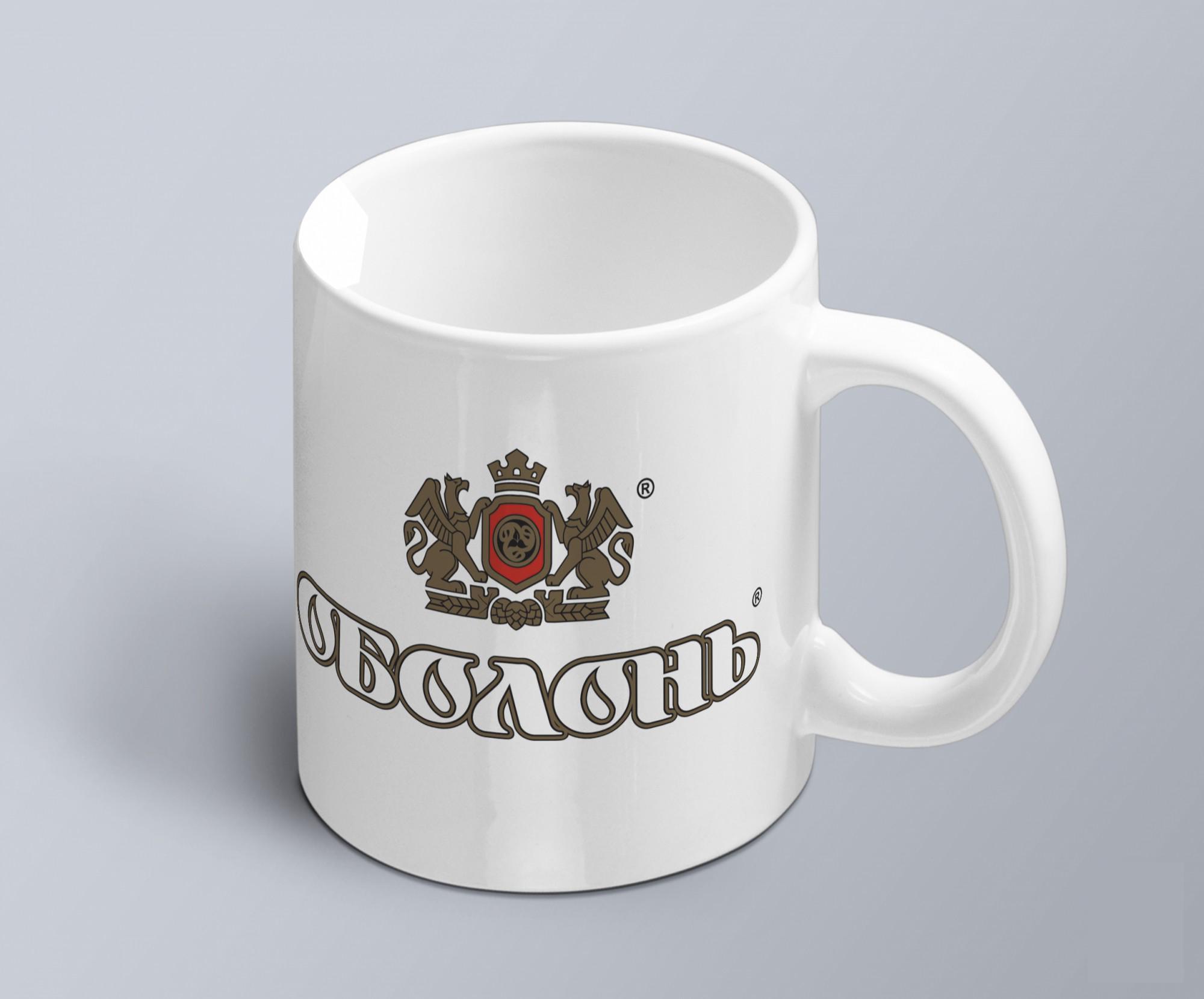Чашка с принтом логотипа Оболонь (05010116015)