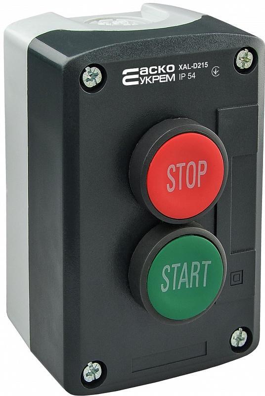 Пост кнопковий двомісний Пуск-Стоп XAL-D215 (A0140020062) Пост кнопковий двомісний Пуск-Стоп XAL-D215 (A0140020062)