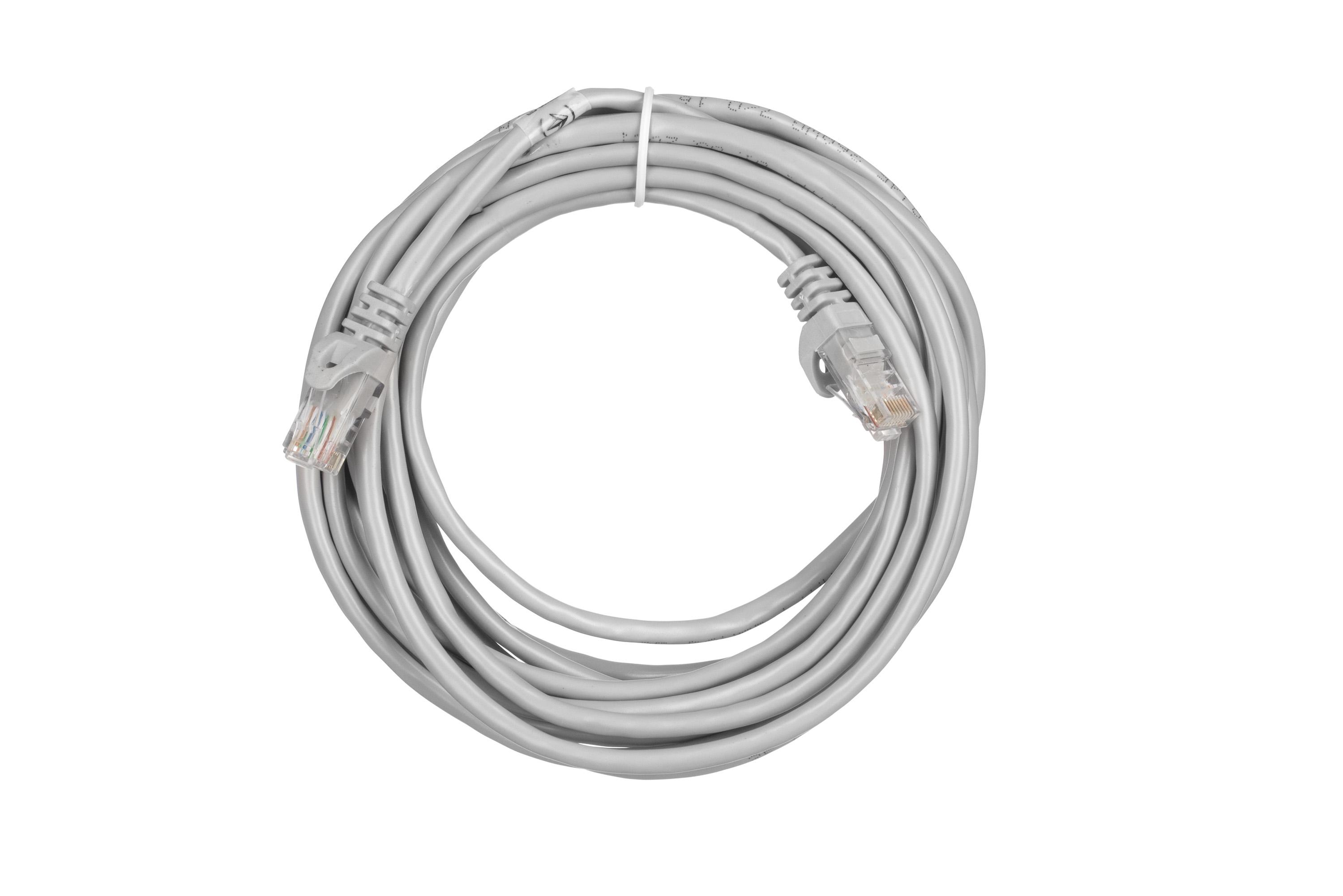 Патч-корд 2E Cat 5e 26AWG 6 м з екранованою крученою парою UTP Сірий (2E-PC5ECOP-600GRY) - фото 2