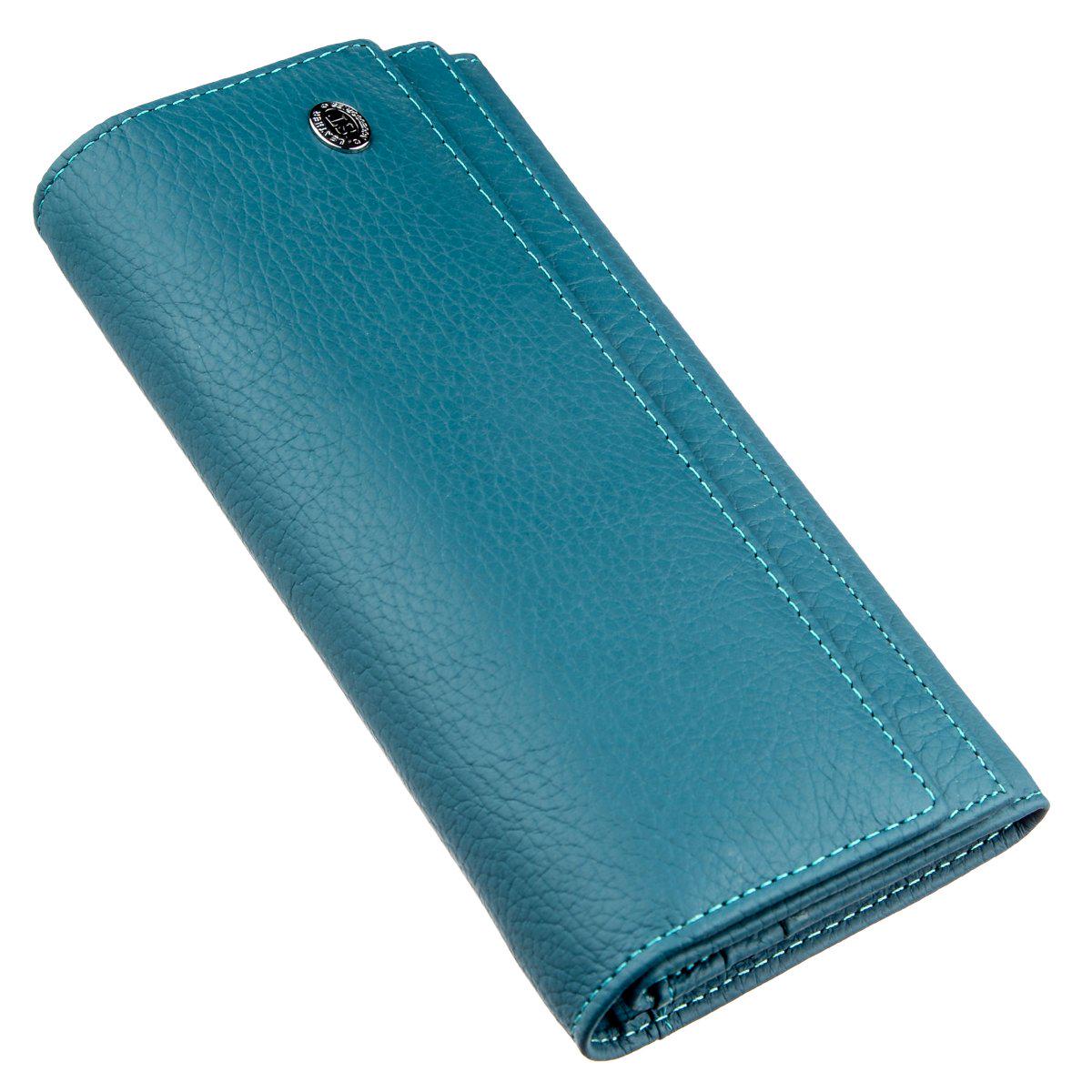 Женский кошелек ST Leather 18953 кожаный Голубой