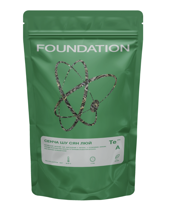 Чай FOUNDATION COFFEE ROASTERS Сенча Шу Сян Люй 100 г