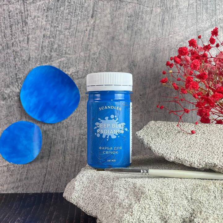 Фарба для свічок Глибоке синє сяйво (1400)