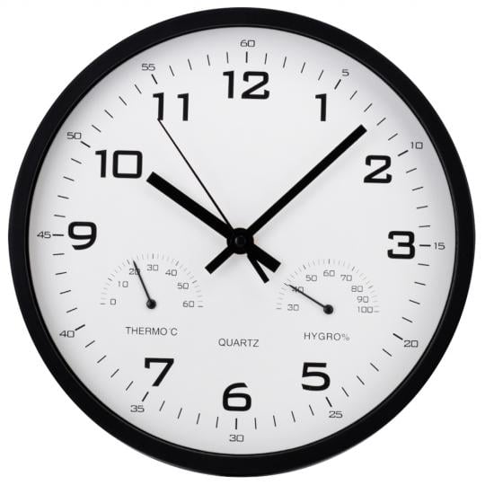 Часы Elisey Механизм 25,4 см Черный (2005-076)