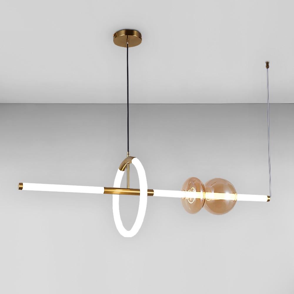 Люстра підвісна світлодіодна Levistella 79112209 led 1000 AB/BR Бронза